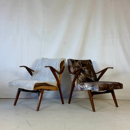 Pair of Czechoslovakian Tatra Armchairs, 1960s