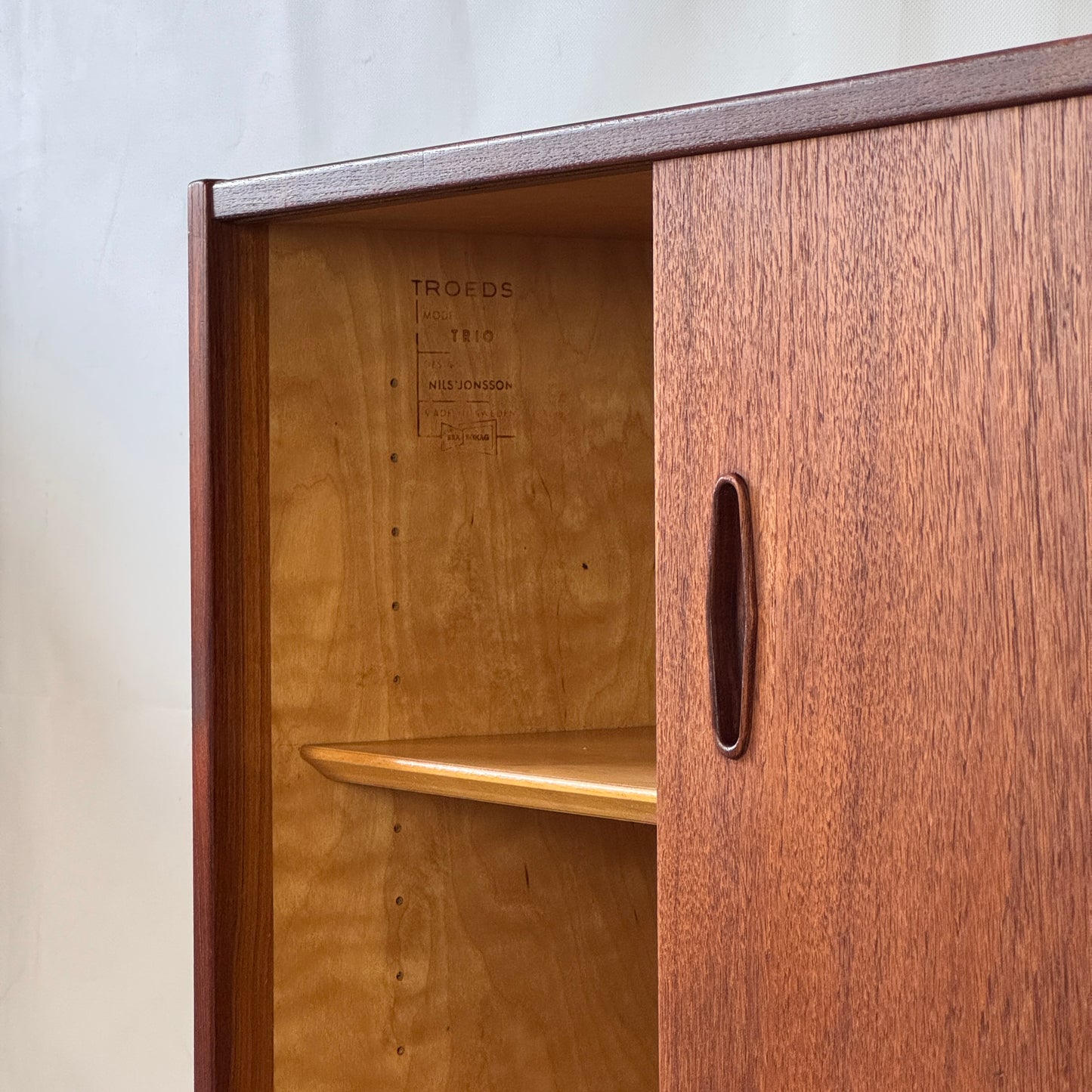 Trio Teak Sideboard by Nils Jonsson for Troeds, 1960s