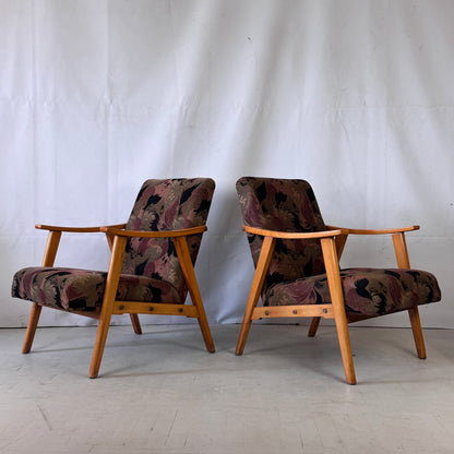 Pair of Hungarian Retro A-65 Armchairs, 1960s