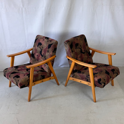 Pair of Hungarian Retro A-65 Armchairs, 1960s