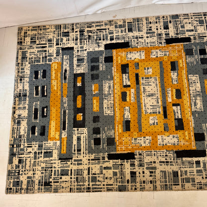 Vintage Hungarian Design Carpet, 1960s