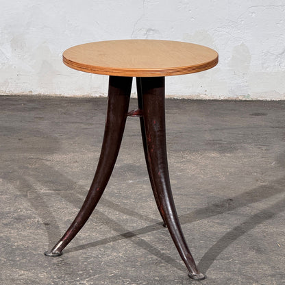 Vogel Frigyes Art Deco Industrial Stool, Orion Radio Factory Budapest, 1930s