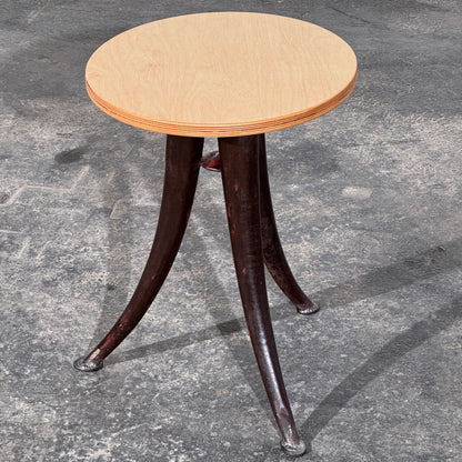 Vogel Frigyes Art Deco Industrial Stool, Orion Radio Factory Budapest, 1930s