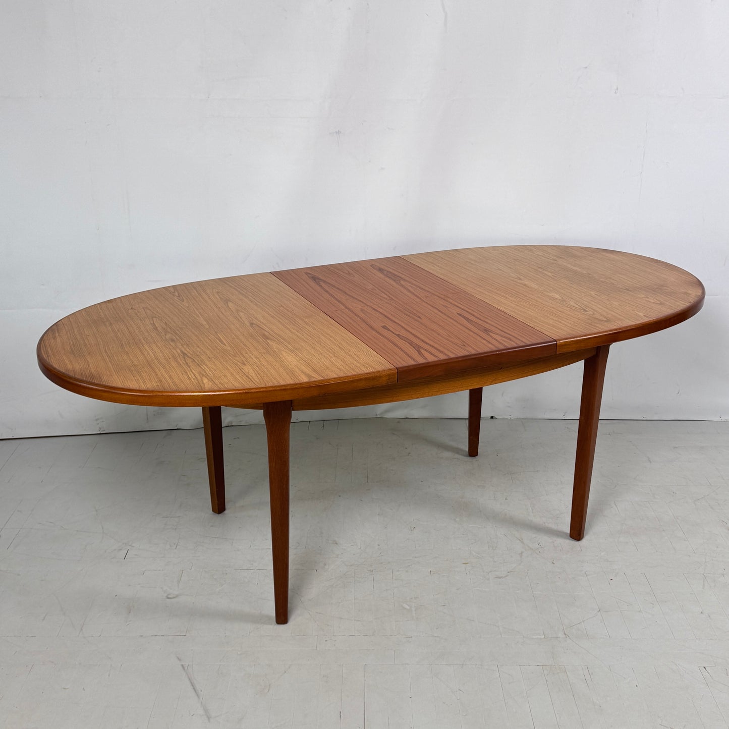 GPlan Oval Teak Extendable Dining Table, 1960s