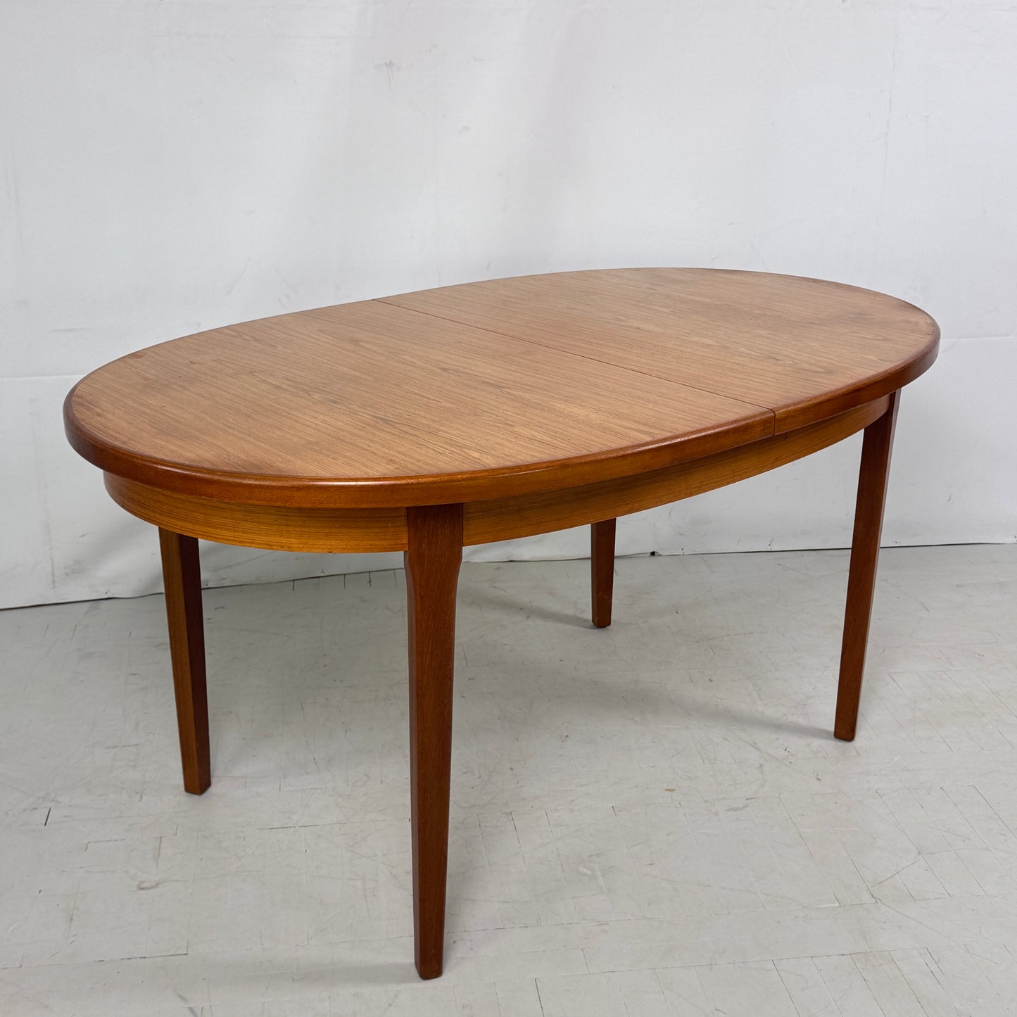 GPlan Oval Teak Extendable Dining Table, 1960s