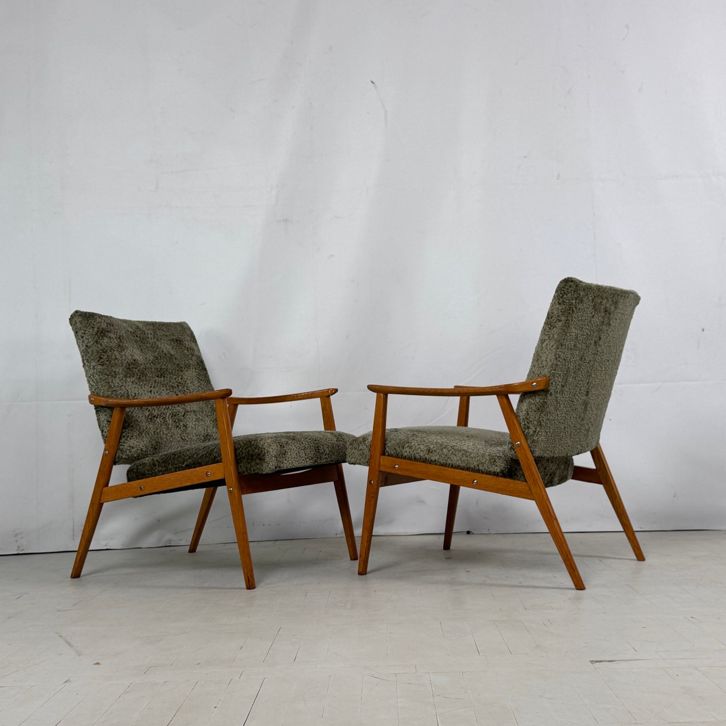 Czechoslovakian Jitona Armchairs, 1960s