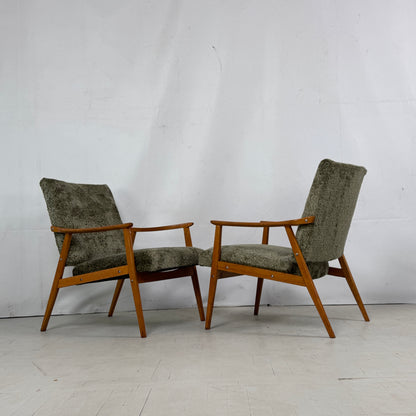 Czechoslovakian Jitona Armchairs, 1960s
