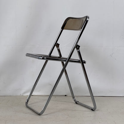 Foldable Plastic & Chrome Design Chair, 1960s