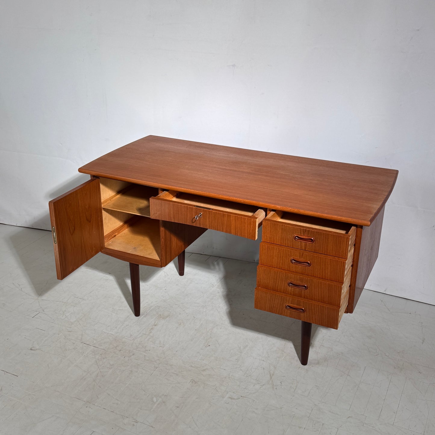 Danish Teak Writing Desk, 1960s