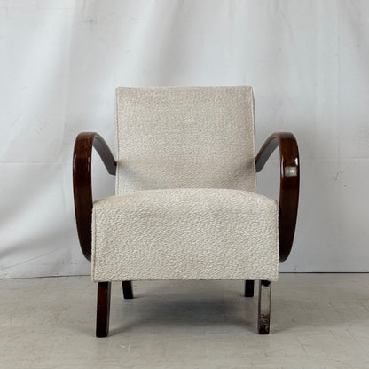 Pair of Fully Restored Jindřich Halabala Type C Armchairs for UP Závody, 1930s