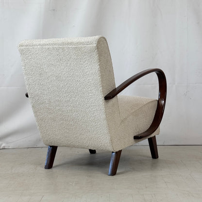 Pair of Fully Restored Jindřich Halabala Type C Armchairs for UP Závody, 1930s