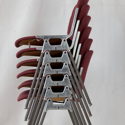 Set of 6 Castelli Chairs by Giancarlo Piretti, Italy, 1980s