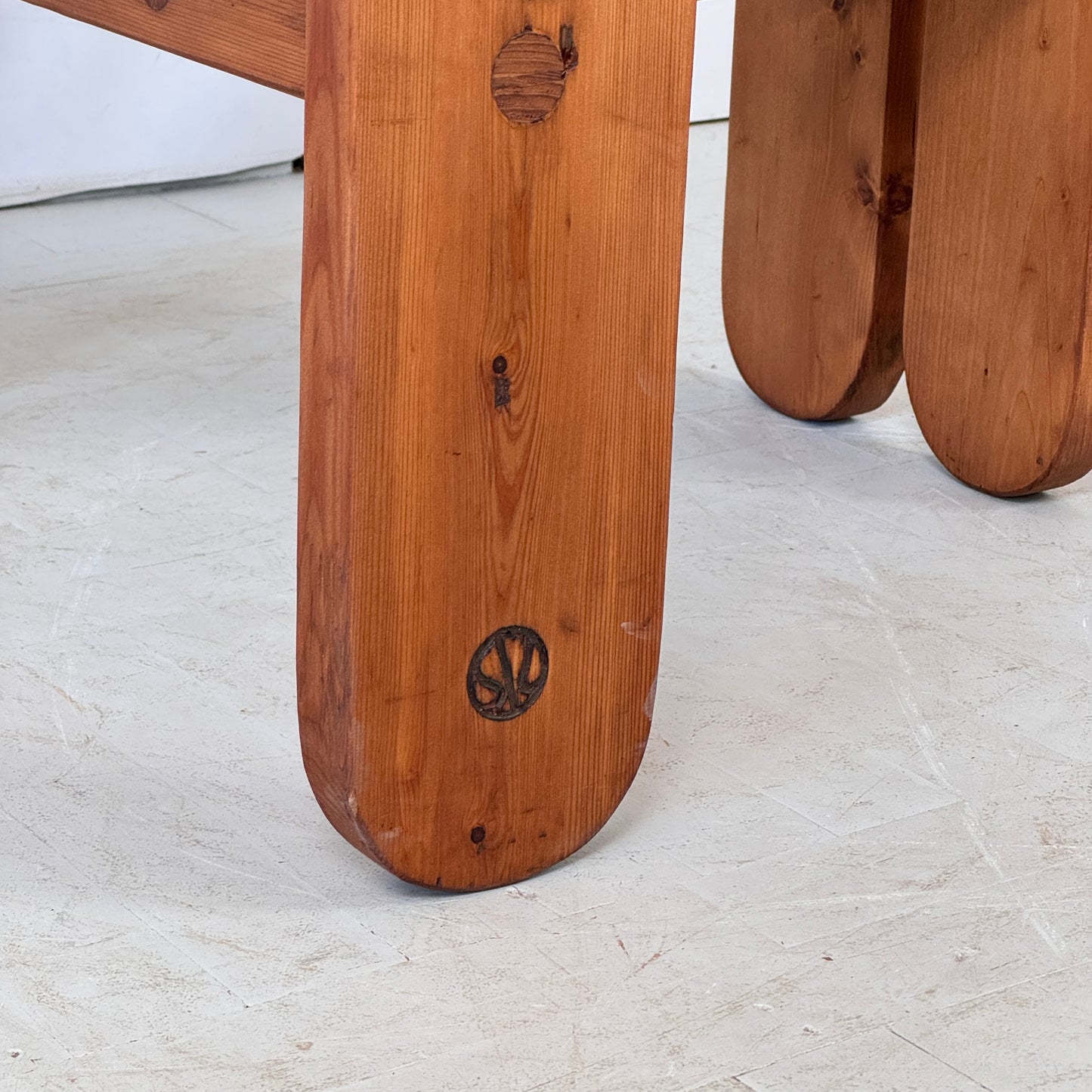 Restored Pine Chair by Szedleczkyné Leszl Mária, Hungary, 1980s