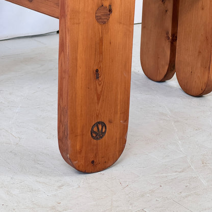 Restored Pine Chair by Szedleczkyné Leszl Mária, Hungary, 1980s