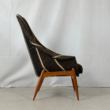 Pair of Julia Gaubek High-Back Armchairs, 1960s