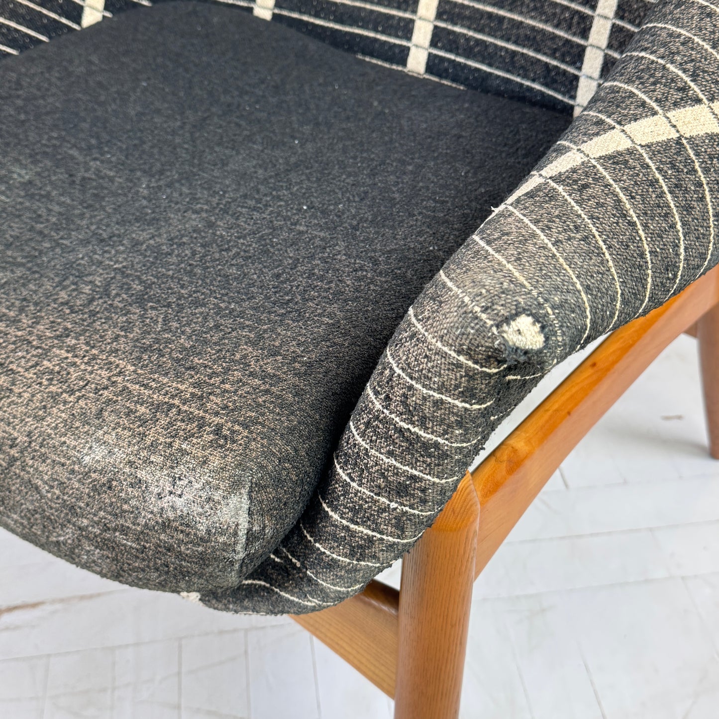 Pair of Julia Gaubek High-Back Armchairs, 1960s