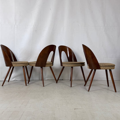 Set of 4 Dining Chairs by Antonín Šuman for Tatra Nabytok, 1960s