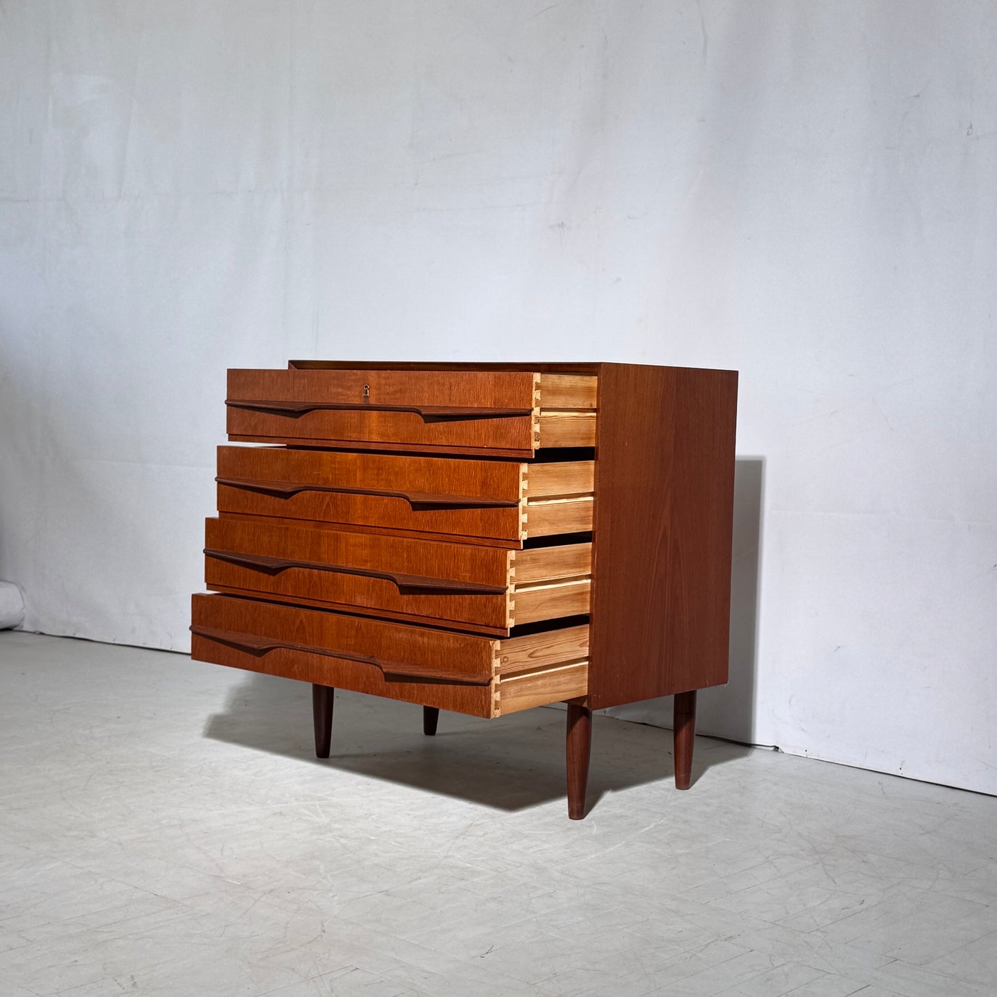 G.J. Möbler Teak Sideboard with 4 Drawers, 1960s