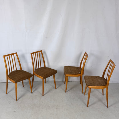 Set of 4 Czechoslovakian Dining Chairs, 1960s