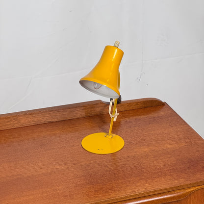Szarvasi Small Steel Table Lamp, 1960s – Original Condition