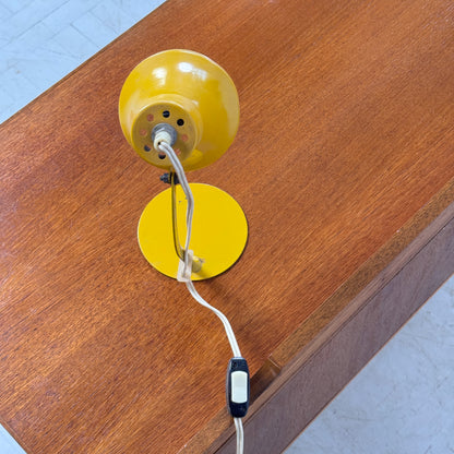 Szarvasi Small Steel Table Lamp, 1960s – Original Condition