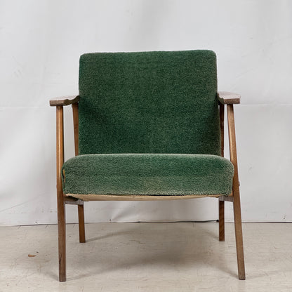 Pair of Yugoslav Green Armchairs, 1960s – Original Vintage Condition