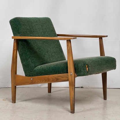 Pair of Yugoslav Green Armchairs, 1960s – Original Vintage Condition