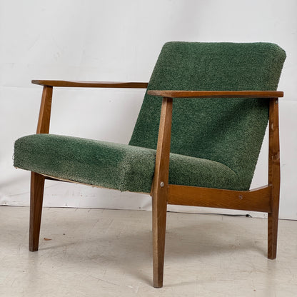 Pair of Yugoslav Green Armchairs, 1960s – Original Vintage Condition