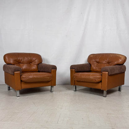 Hungarian Leather Armchairs, 1960s – Mid-Century Hungarian Design