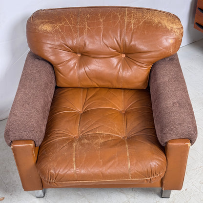 Hungarian Leather Armchairs, 1960s – Mid-Century Hungarian Design