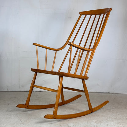 Rocking Chair "Grandessa" by Lena Larsson for Nesto, Sweden, 1960s