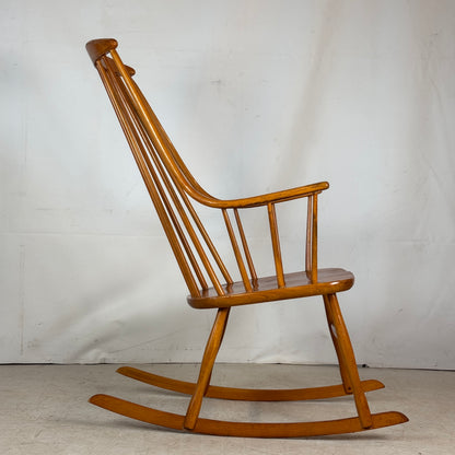 Rocking Chair "Grandessa" by Lena Larsson for Nesto, Sweden, 1960s