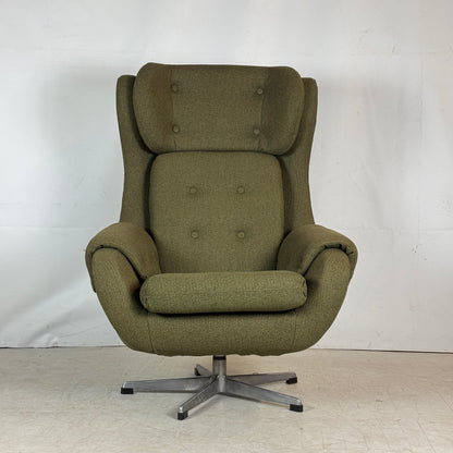 Swivel Lounge Chair by UP Zavody, Czechoslovakia, 1970s