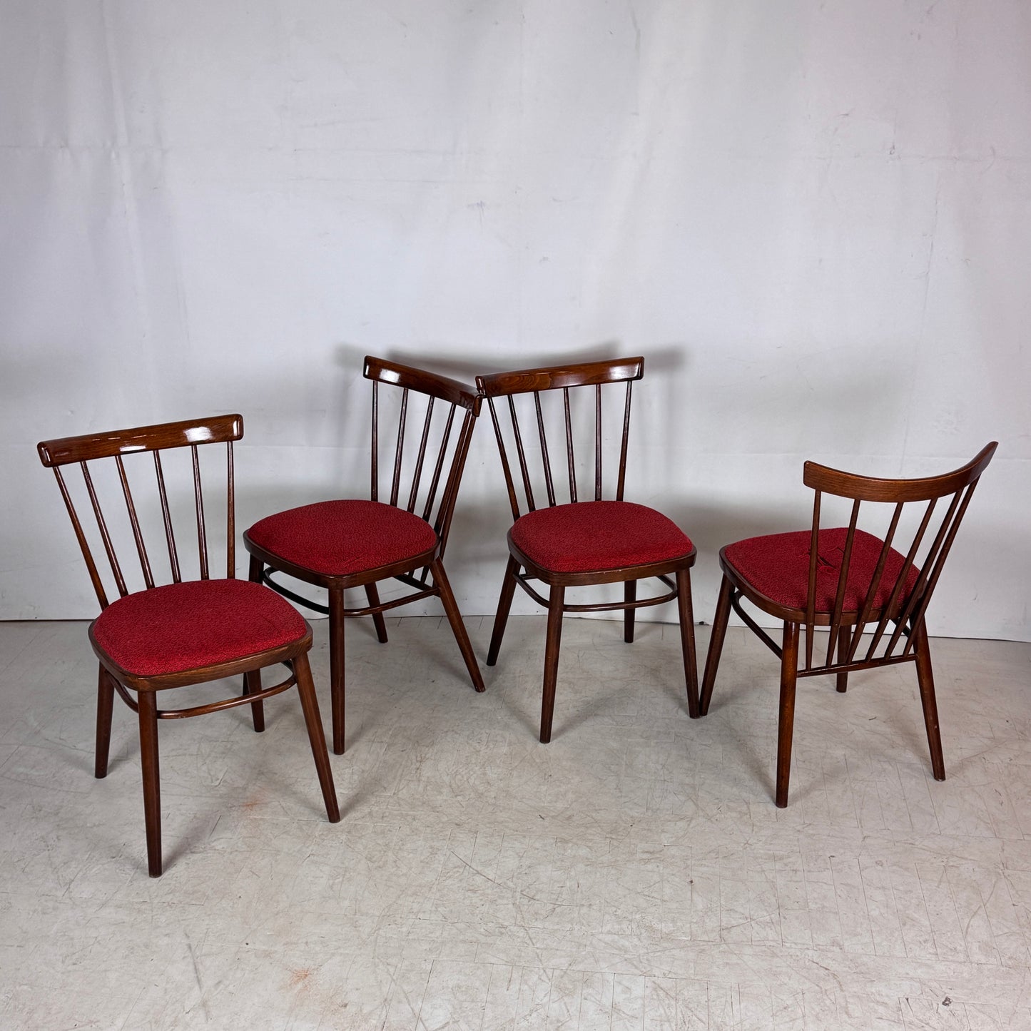 Set of 4 Tatra Nábytok Dining Chairs, 1960s