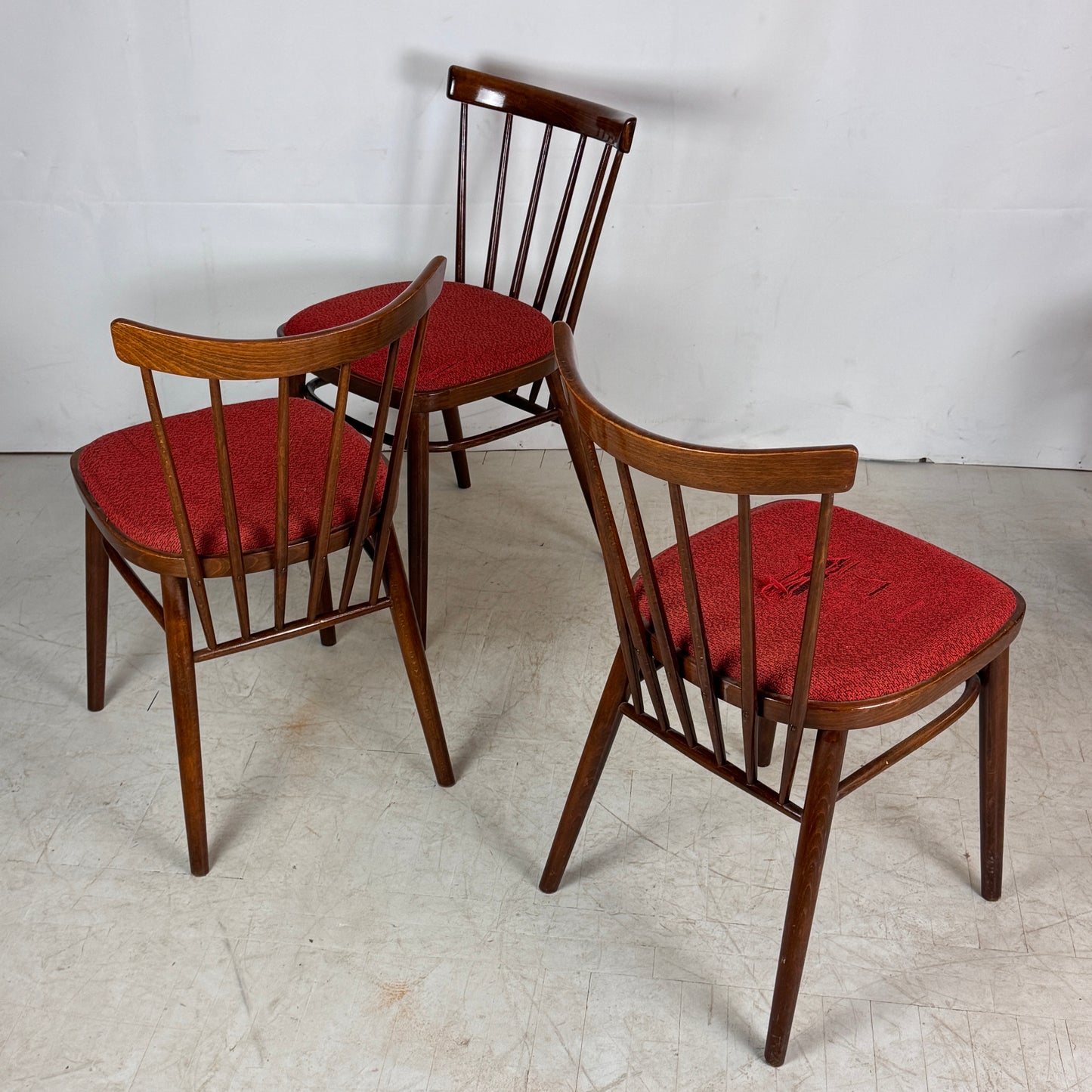 Set of 4 Tatra Nábytok Dining Chairs, 1960s
