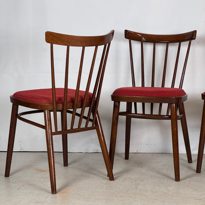 Set of 4 Tatra Nábytok Dining Chairs, 1960s