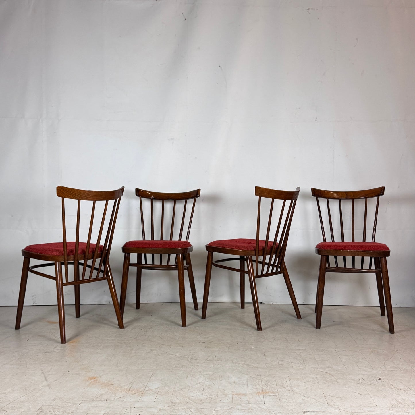 Set of 4 Tatra Nábytok Dining Chairs, 1960s