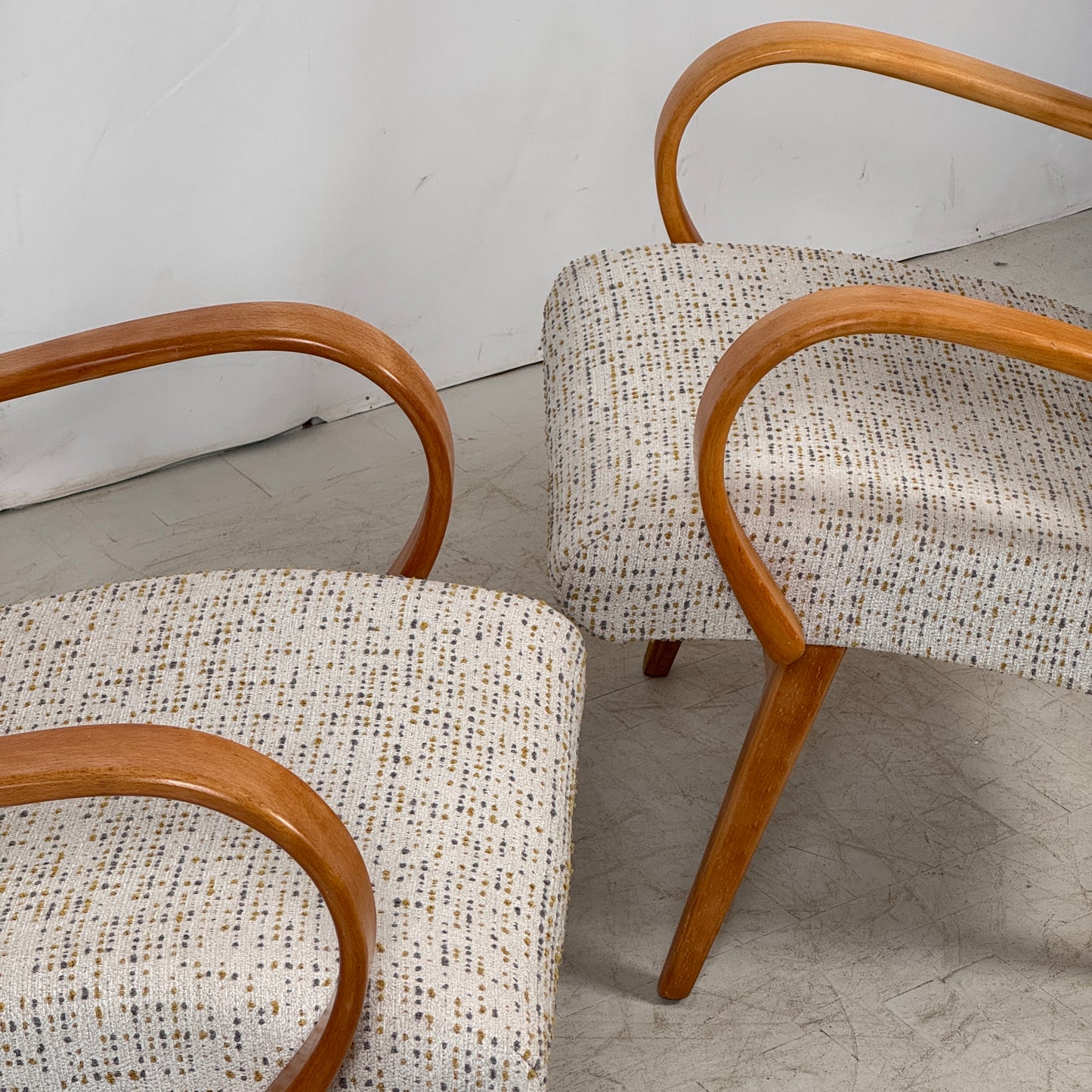 Pair of Jaroslav Smidek Retro Armchairs, 1960s – Czechoslovakian Design