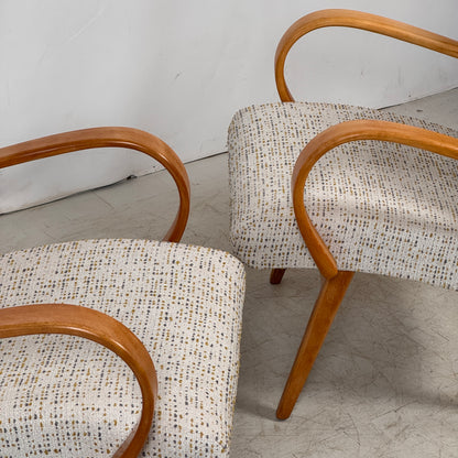 Pair of Jaroslav Smidek Retro Armchairs, 1960s – Czechoslovakian Design