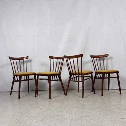 Set of 4 Tatra Nábytok Dining Chairs, 1960s – Czechoslovakian Design