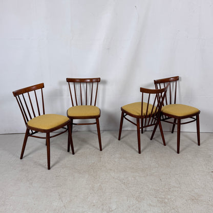 Set of 4 Tatra Nábytok Dining Chairs, 1960s – Czechoslovakian Design
