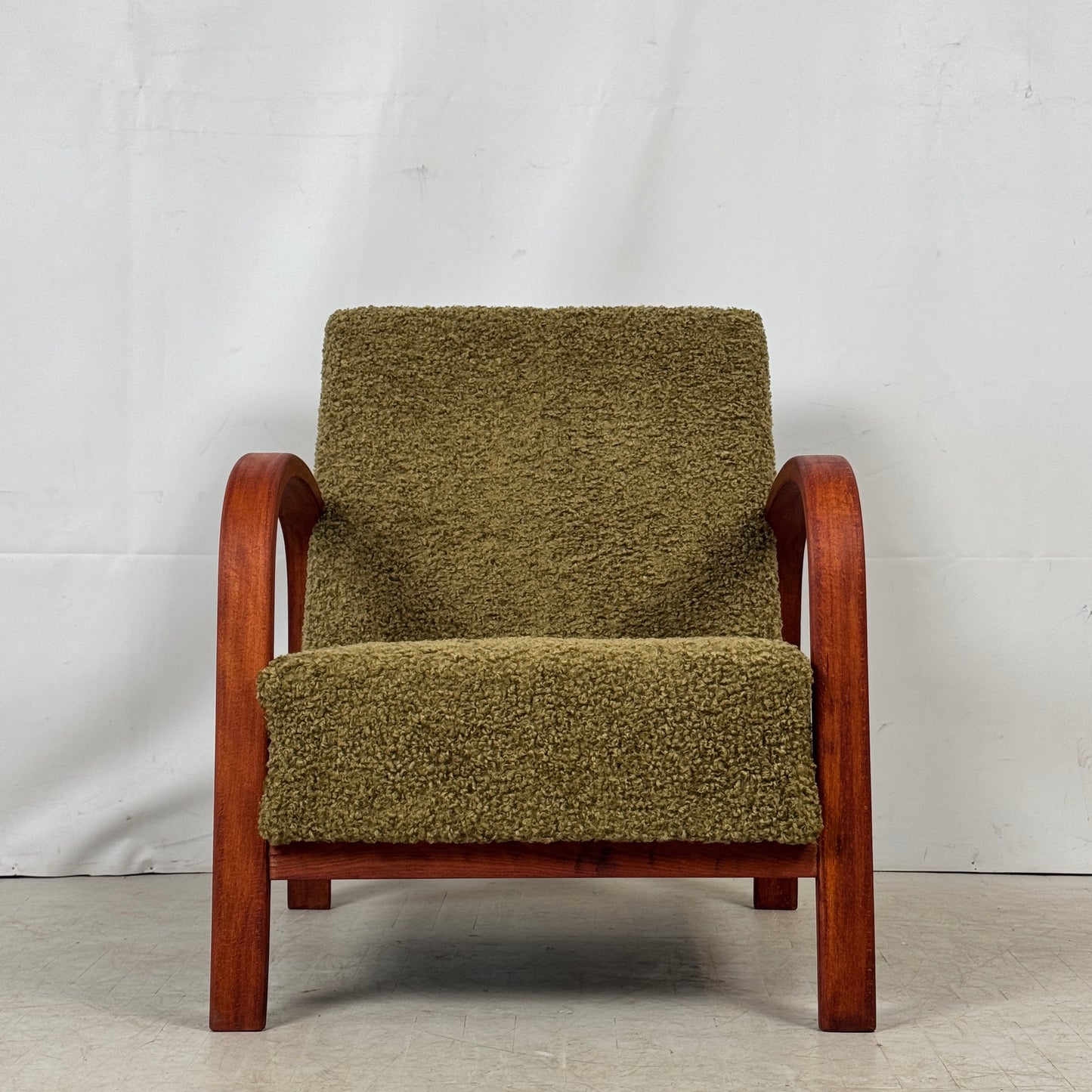 Pair of Debreceni Model 445 Art Deco Armchairs, 1940 — Hungary