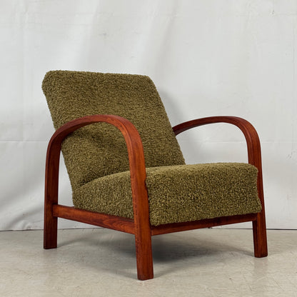 Pair of Debreceni Model 445 Art Deco Armchairs, 1940 — Hungary