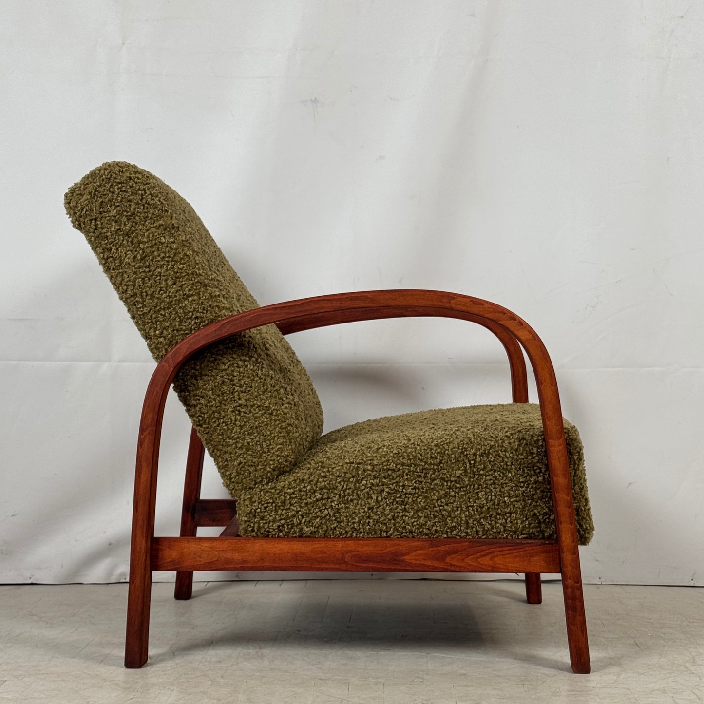 Pair of Debreceni Model 445 Art Deco Armchairs, 1940 — Hungary