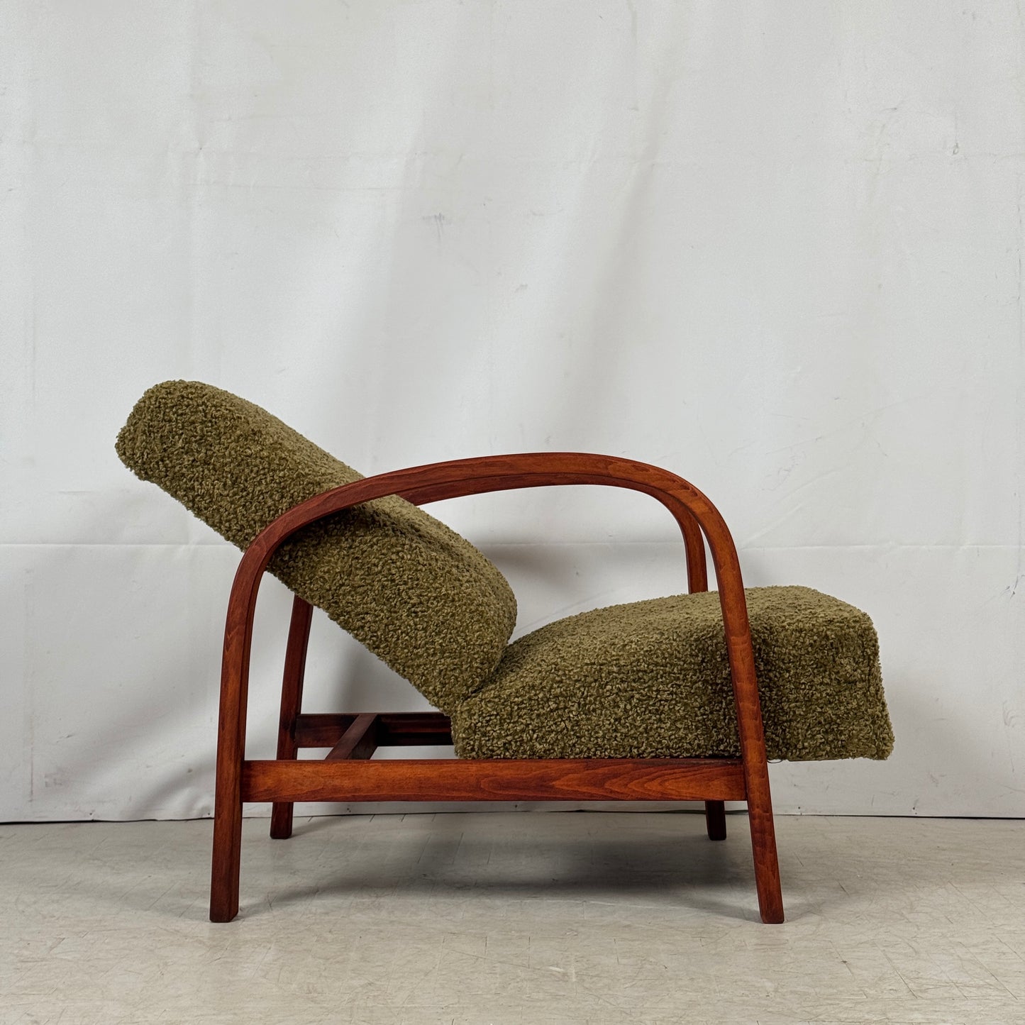 Pair of Debreceni Model 445 Art Deco Armchairs, 1940 — Hungary