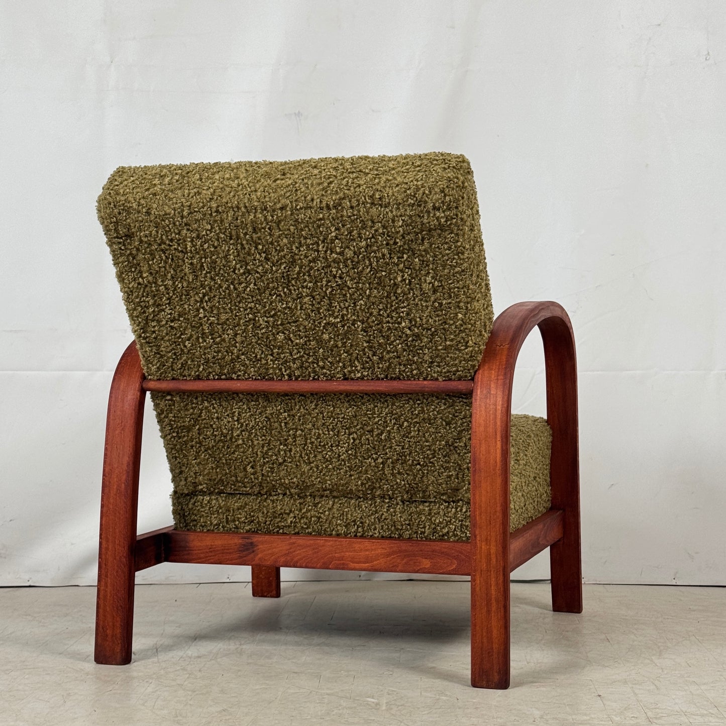 Pair of Debreceni Model 445 Art Deco Armchairs, 1940 — Hungary