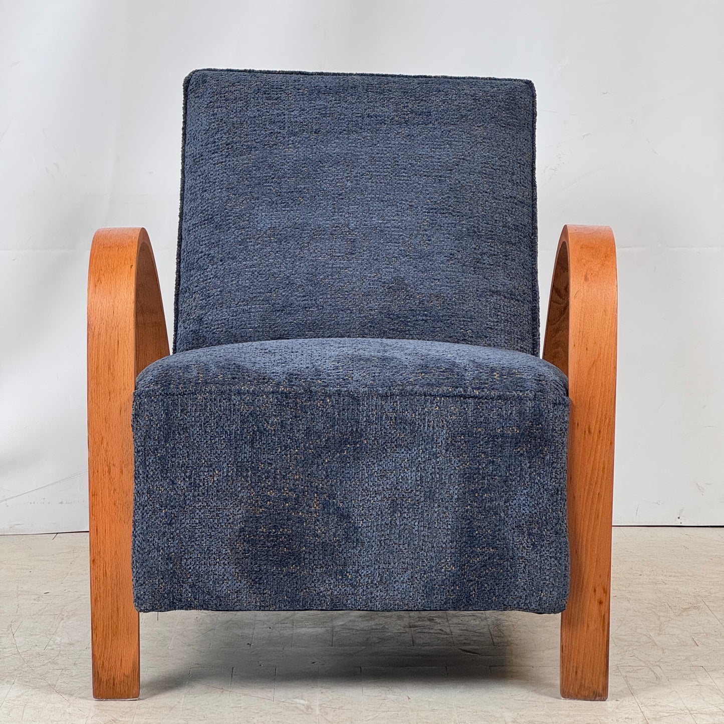 French Art Deco Armchair, 1930s – Fully Refurbished