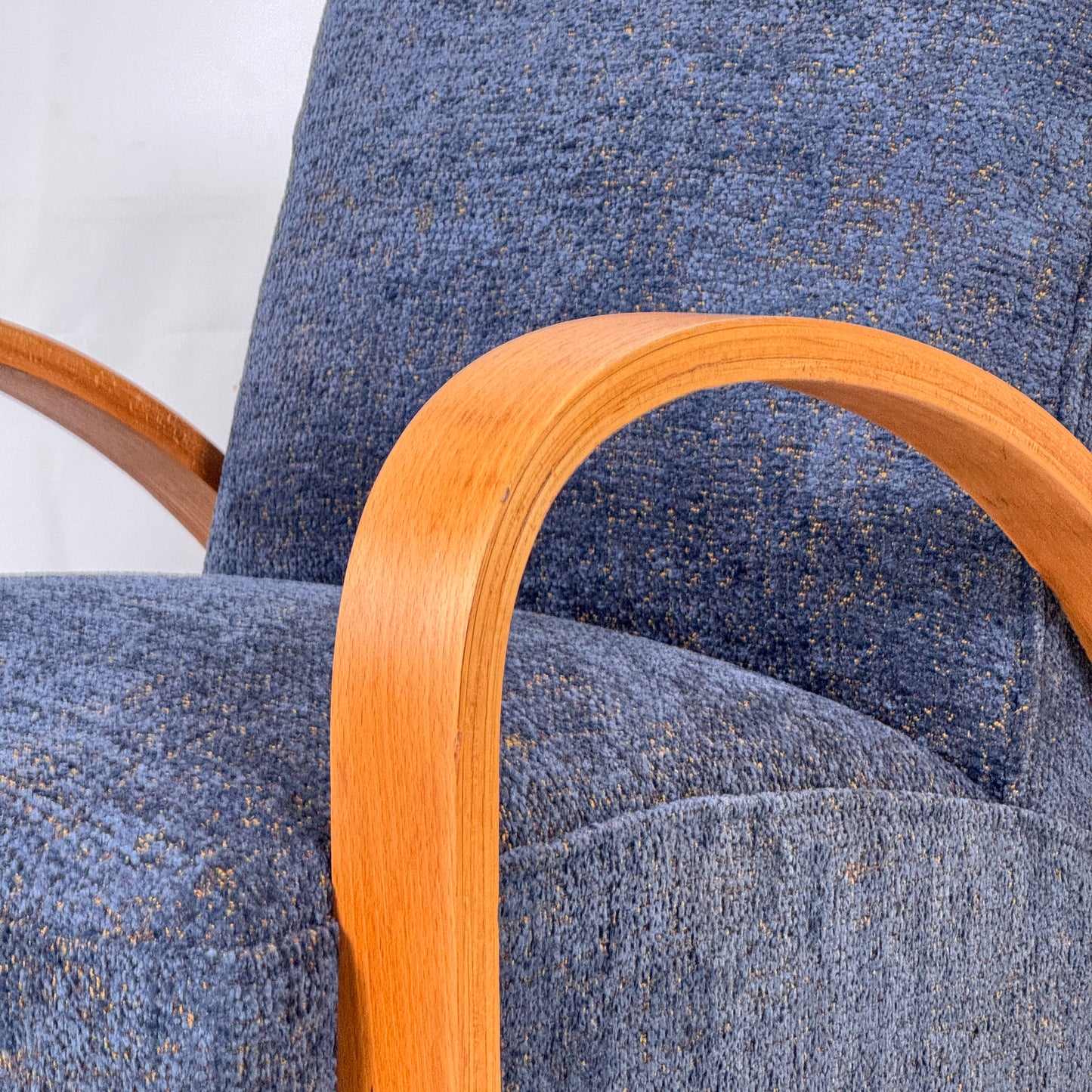 French Art Deco Armchair, 1930s – Fully Refurbished