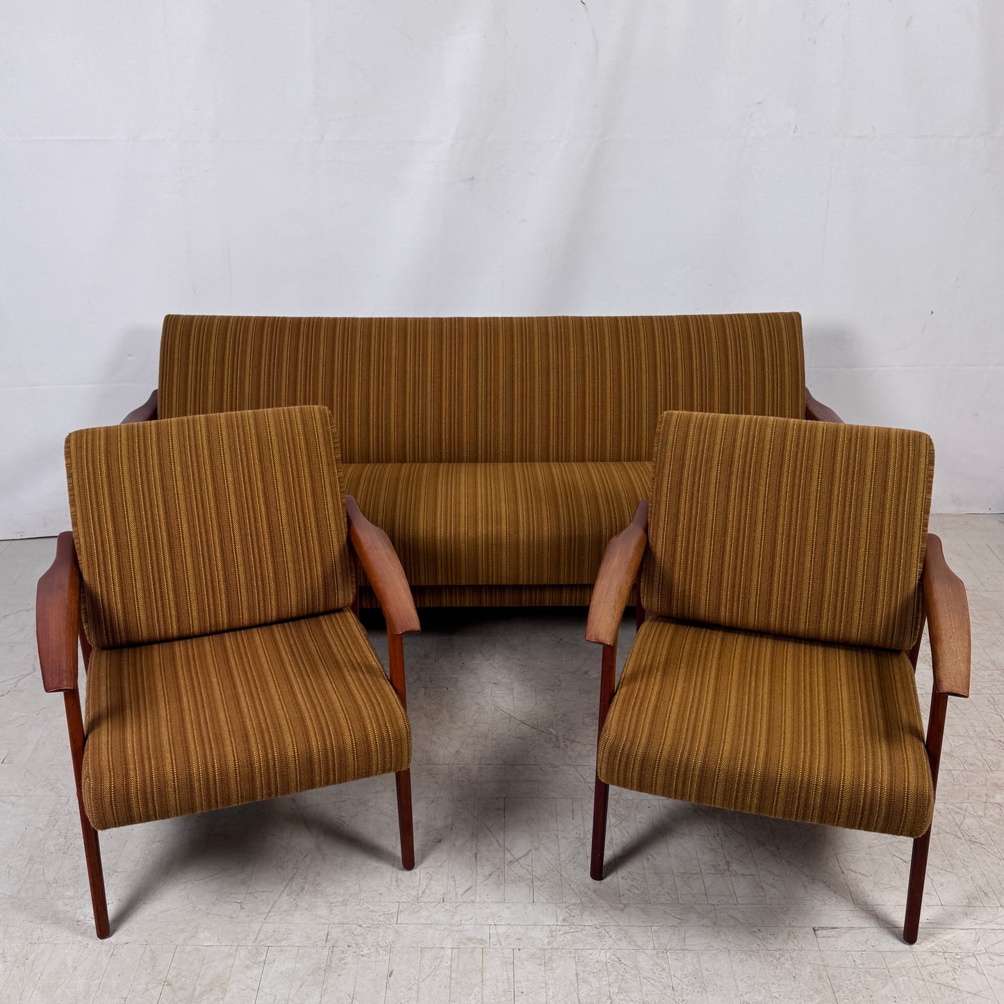 Knoll Antimott Teak Sofa Set, 1960s – Mid-Century Design