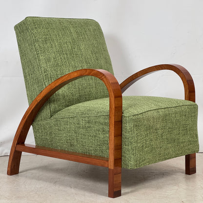 Pair of French Art Deco Armchairs, 1930s – Fully Refurbished